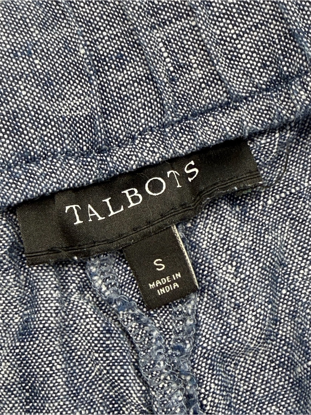 Talbots Linen Drawstring Shorts - Picture 4 of 5